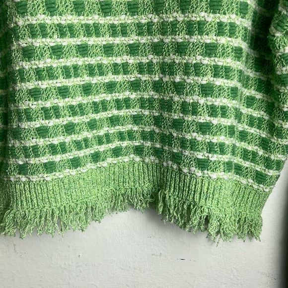 ZARA Frayed Crop Sweater - Picture 14 of 14